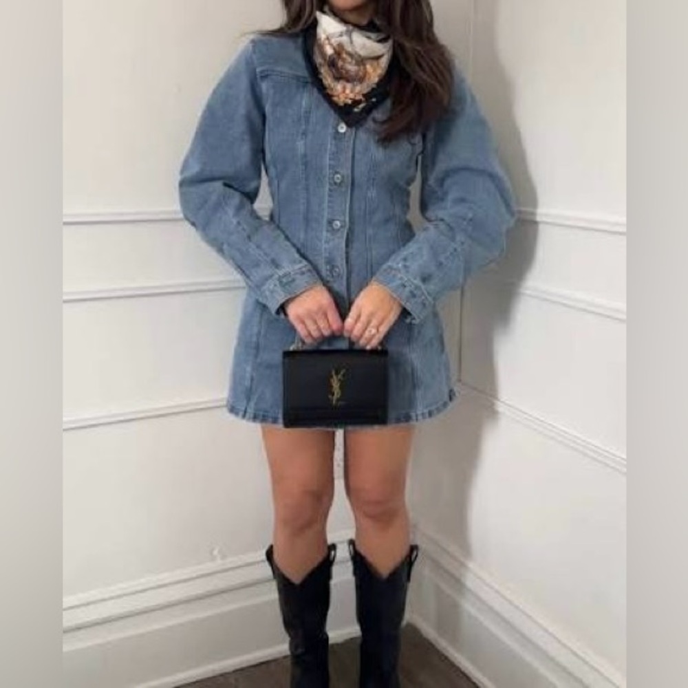 Abercrombie Barrel Sleeve Denim Dress